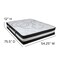 Flash Furniture 12" Full Mattress & Memory Foam Topper Bundle CL-E230P-2M35-F-GG - alternate 7